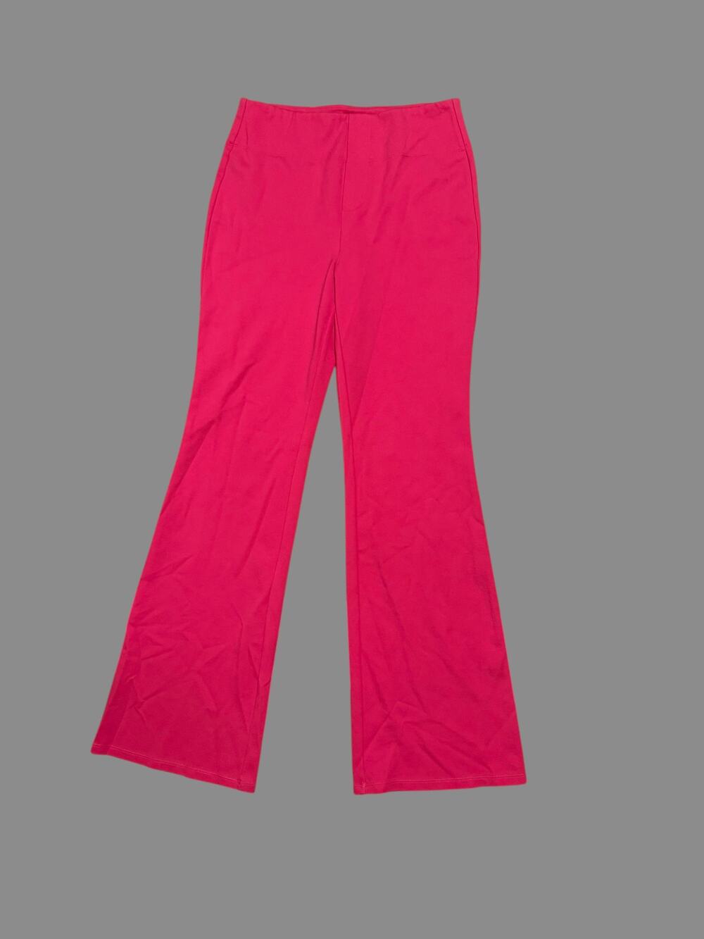 Halara Hot Pink Pull-On Flare Pants Women's Medium Stretch Knit High Rise